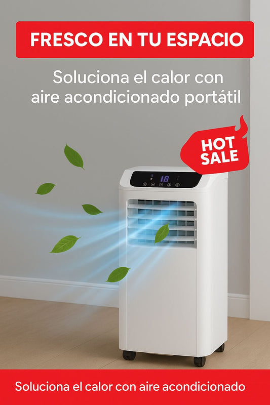 Aire acondicionado portátil.
