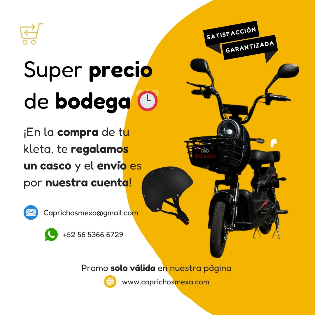 Bici kleta + casco y envío incluido